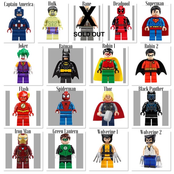 Lego superhero family frame hotsell