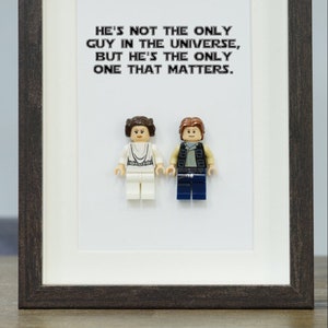 Romantic gift, I love you gift, Valentine gift, Anniversary gift, Birthday gift, Wedding gift, Star War, Princess Leia & Han