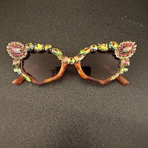 Rhinestoned Sunglasses - Let’s Party!