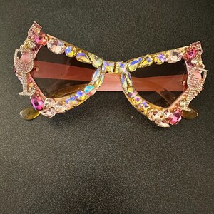 Rhinestoned Sunglasses - wine not?