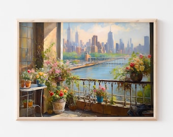 The New Yorker Print | The New Yorker Printable Wall Art | Vintage Downloadable Print | Art Print Poster | Instant Download, New York Poster