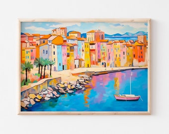 Henri Matisse Print | Collioure France Horizontal Print | Trendy Wall Art | Retro Downloadable Print | Printable Wall Art | Digital Download