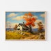 Autumn Horizontal Print, Digital Prints Fall, Foliage Wall Decor ...