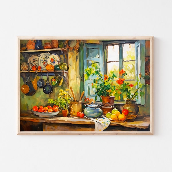 Horizontal Kitchen Prints Wall Art Etsy