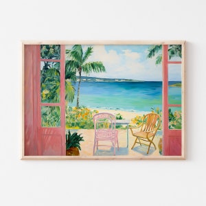 Matisse Summer Print | Summer Vibes Wall Art | Trendy Digital Print | Retro Downloadable Print | Art Print Poster | Digital Horizontal Print