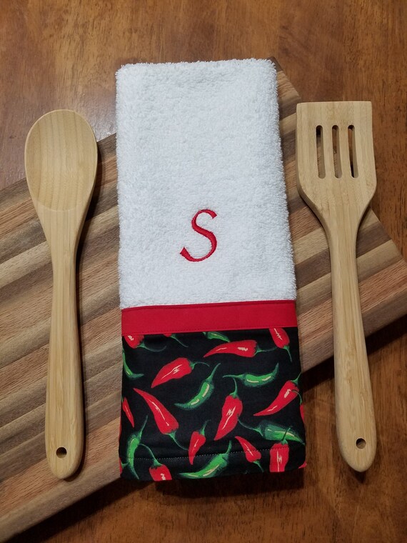 Chili Pepper Kitchen Towel Hand Towel Decorative Towel Etsy