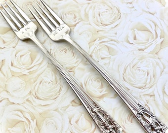 Wedding forks for the Bride and Groom