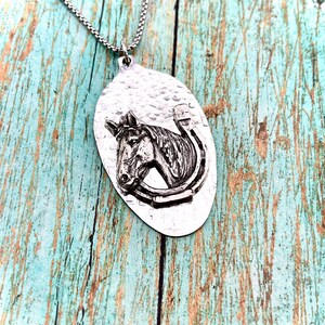 Horse Spoon Pendant