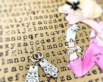 Silverware Earrings