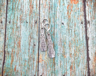 Silverware Earrings