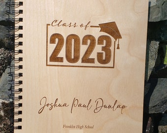 Graduation Party Guest Book, College or High School Graduation Gift, Graduate Photo Guest Book Album, Graduation Scrapbook