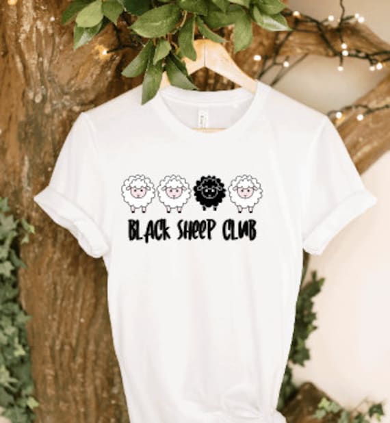 Black Sheep Club Black Sheep Shirt Sheep Lover Sheep T shirt Etsy Canada