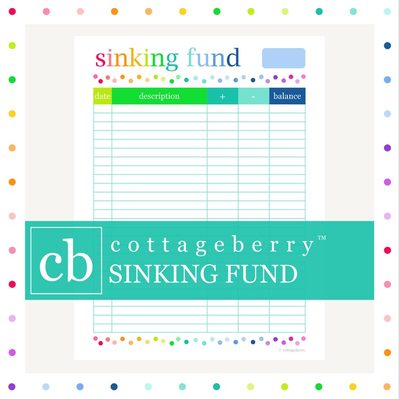 Sinking Funds Envelope System Cash Envelope Financial Peace Money Makeover Sinking Printable Budget Planner Budget Printable Finance