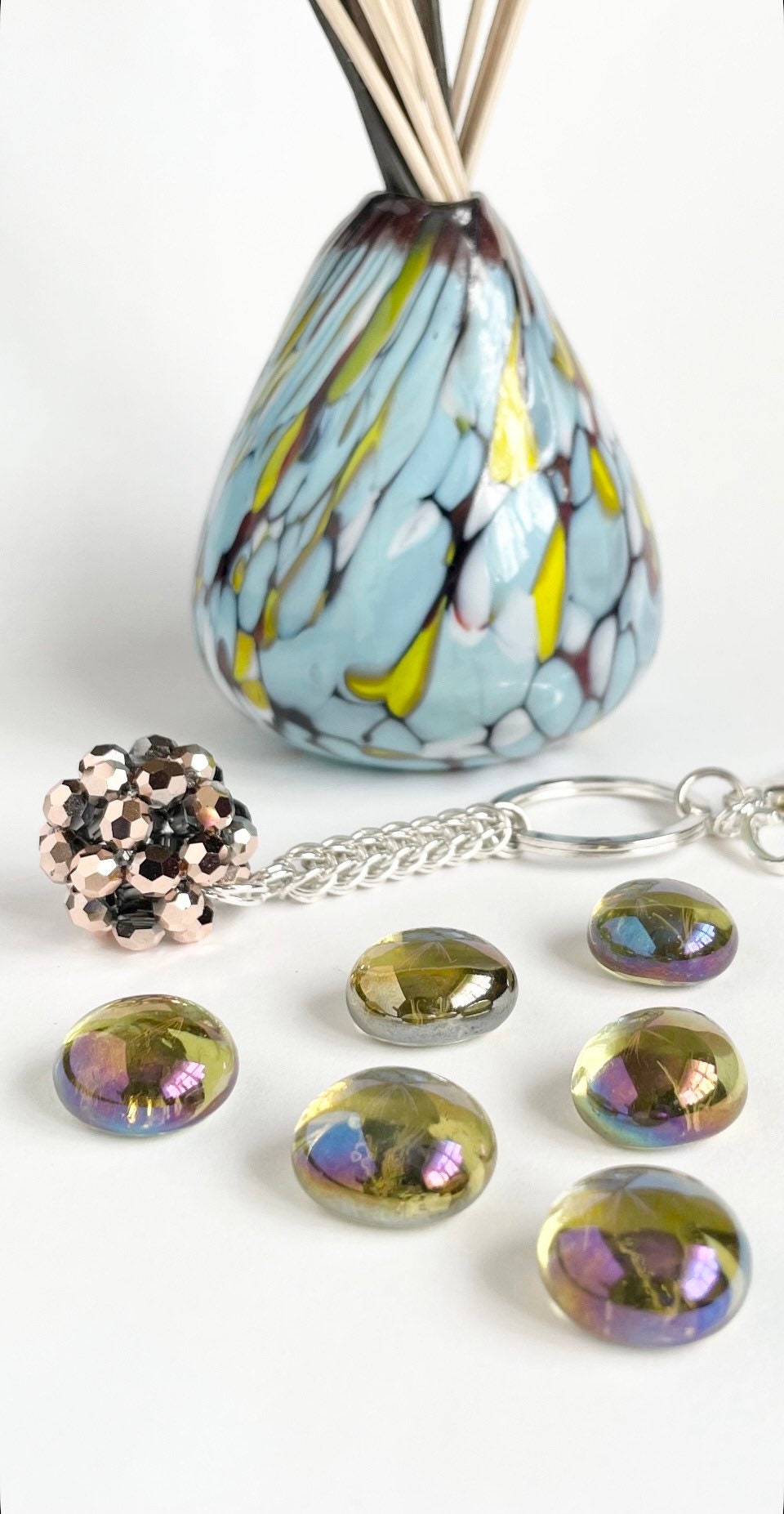 Lesezeichen Mit Tibetischer Silber-Eule & Rosa Kristallperle – Einzigartiges Accessoire