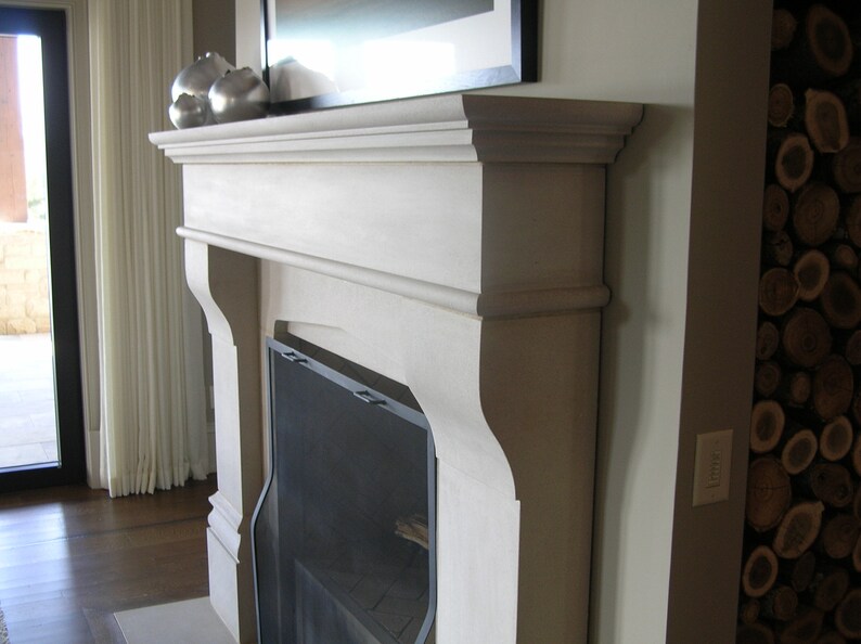 Stone Fireplace Indiana Limestone Etsy