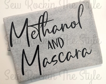 Methanol and Mascara, Unisex T-Shirt, Race Track Life, Race Wife, Summer Racing, Race Life, Racing Season
