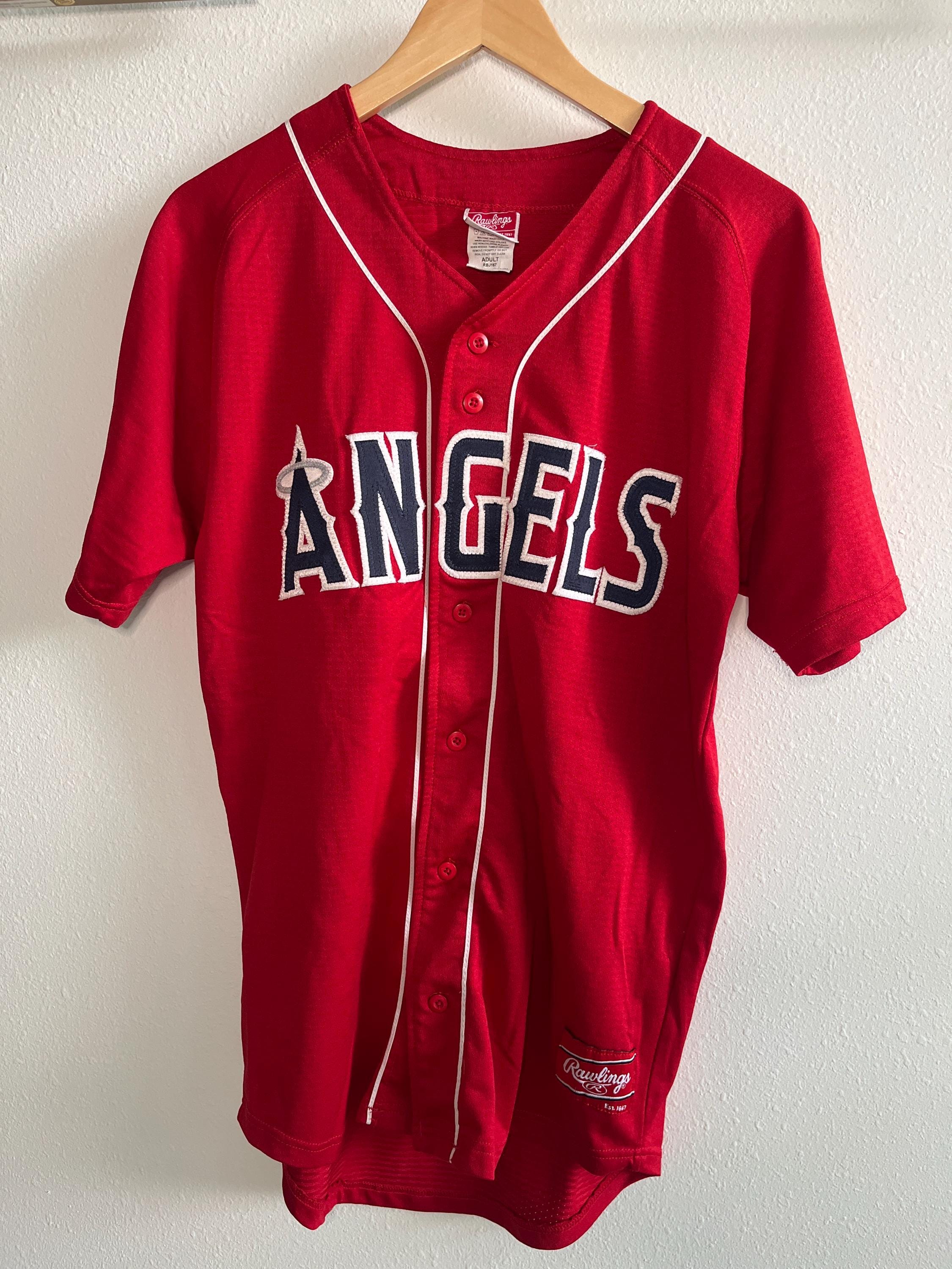 Vintage Angels Baseball Jersey - Etsy
