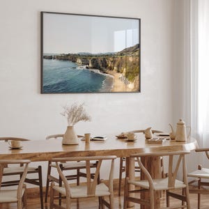 Pismo Beach Print, California Coast Seascape, Beach House Decor, Coastal Photo image 3