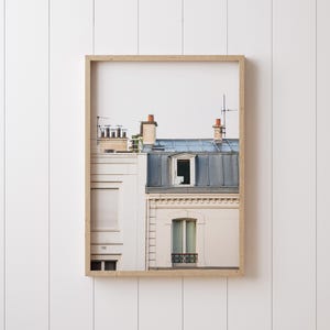 Resefotografitryck av Montmartres tak i Paris av Heather Deffense