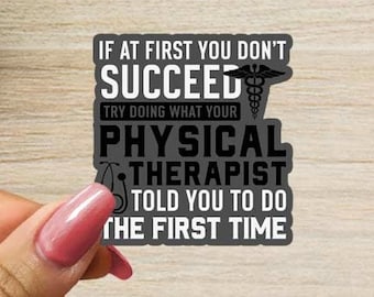 Physical Therapist Sticker, 3 inch