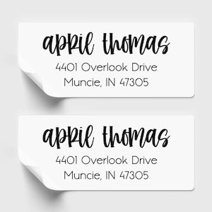 Personalized Return Address Labels,  Custom Address Stickers, Wedding Address Labels