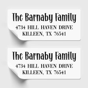 Custom Return Address Labels | Personalized Address Sticker Set | Wedding Address Labels