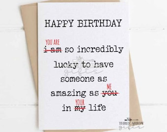 Carte D'Anniversaire Drôle Pour Mari Femme Homme Épouse Époux Copain Copine Petit Ami Petite Amie Soeur Frère Mère Père Ami BFF, Carte De Voeux D'Anniversaire (21 Ans