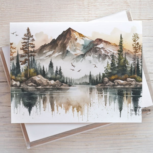 Flat Blank Card Etsy