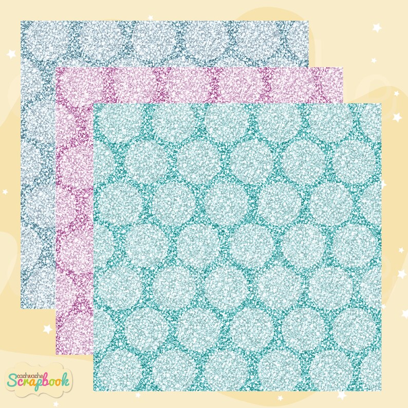 Glitter Digital Paper Pastel Glitter Digital Paper Pastel Etsy