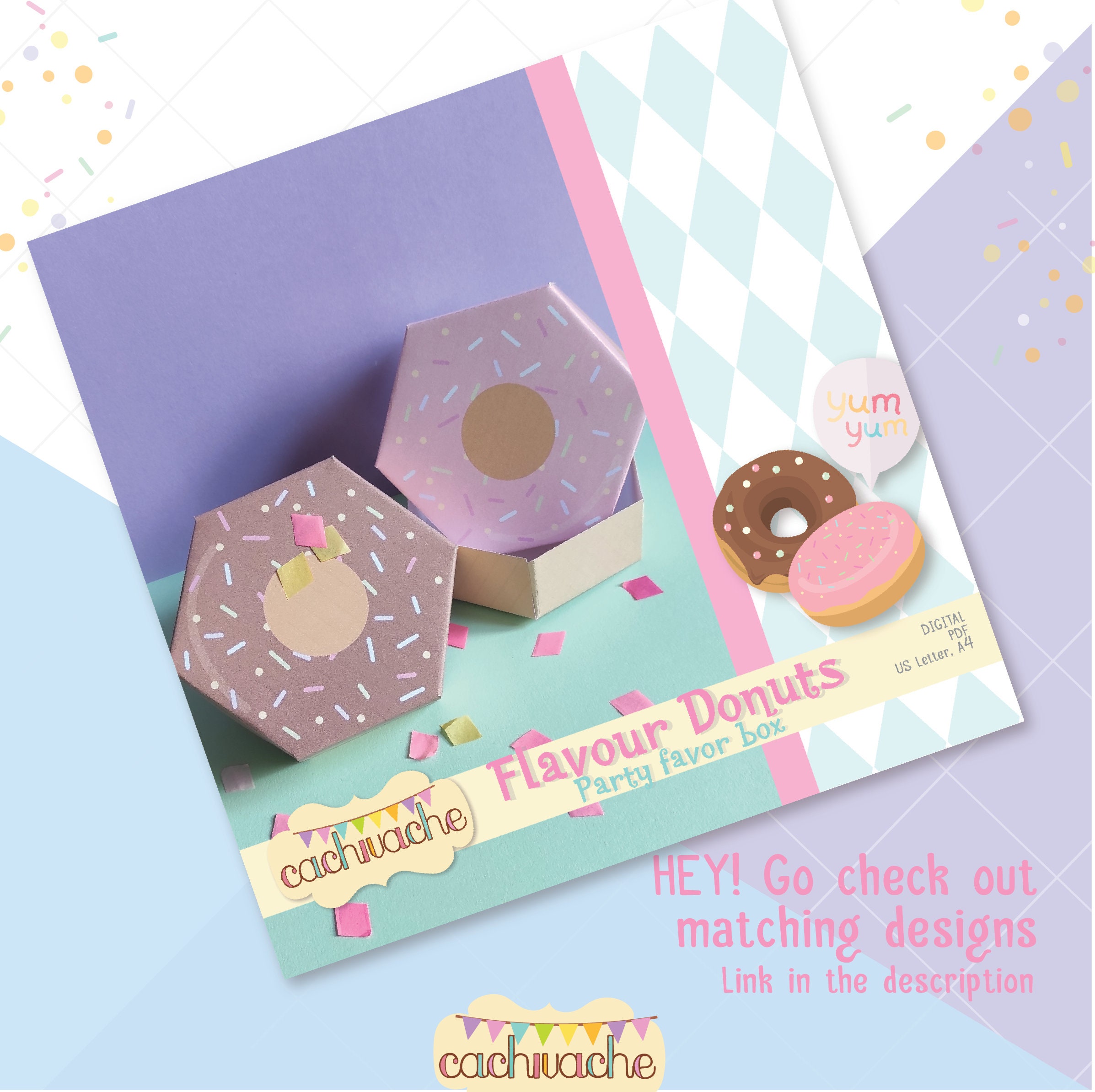 Ice Cream Truck Printable Box Party Favor Digital Box Party - Etsy