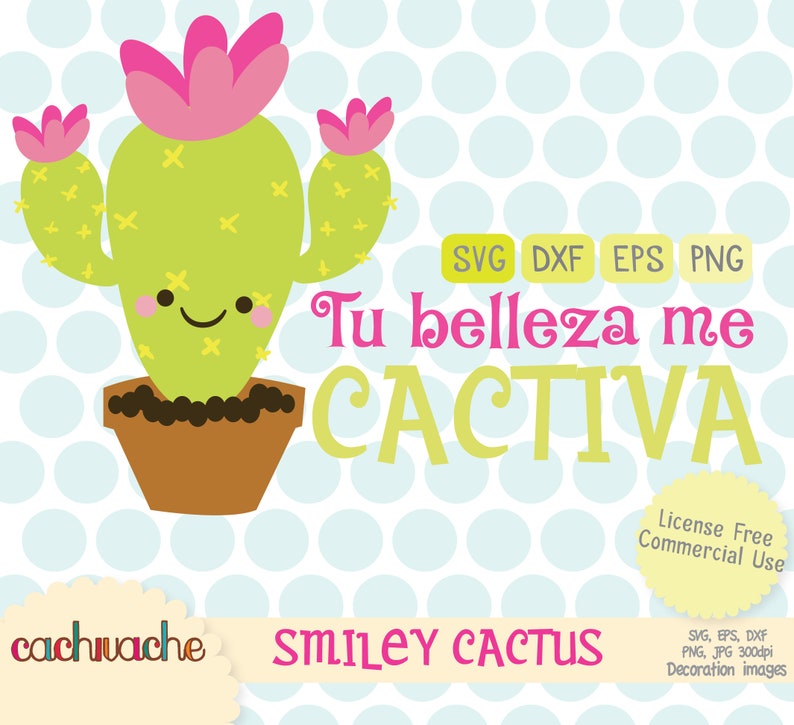 Cactus Svg File For Silhouette Cameo Cricut And Much More Etsy