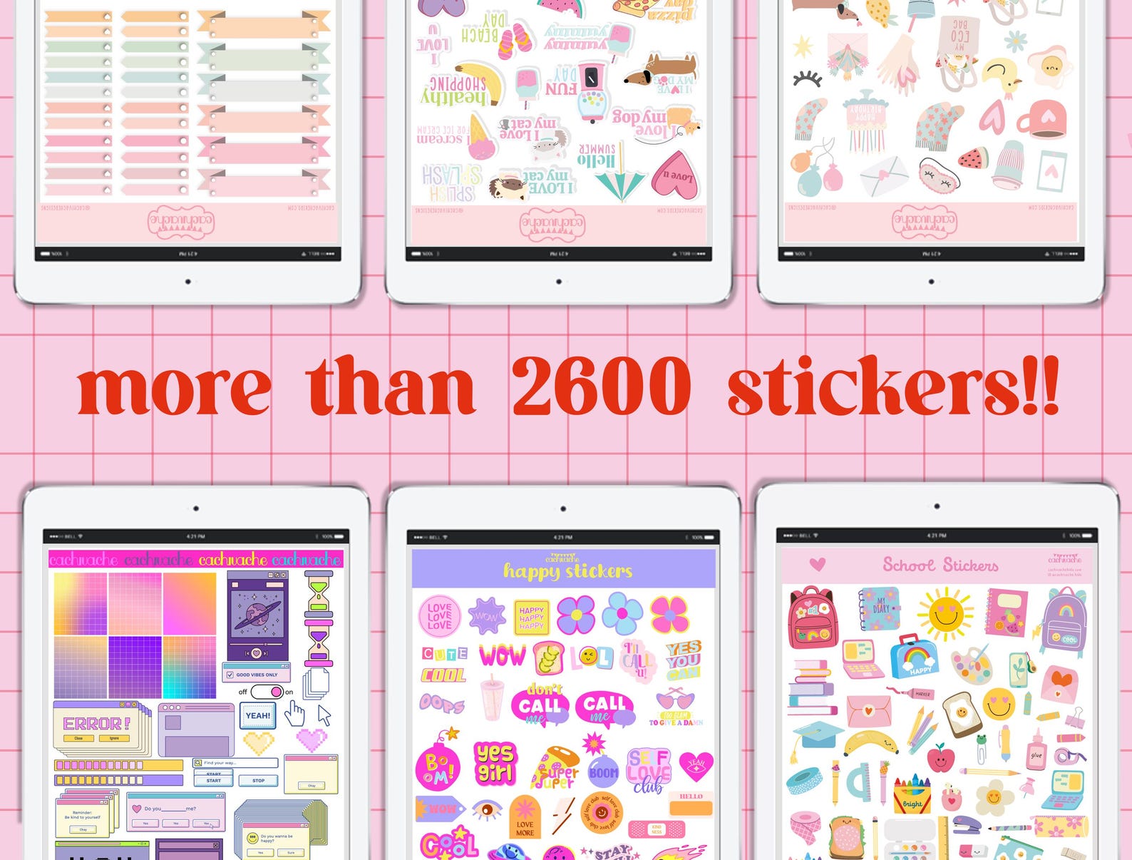 2026 Digital Planner Stickers Bundle | +2600 Whole Shop Digital ...