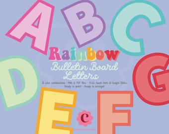 Printable Bulletin Board Letter Size Paper Classroom Decoration Wall Display Alphabet Letter Teaching Material Classroom Resource Teacher