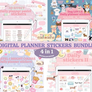 Digital Planner Sticker Bundle - +670 Stickers for Digital Planning - Everyday Stickers for digital planner apps. Noteful, Goodnotes & more