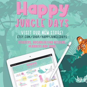 Visit our planner store - happyjungledays