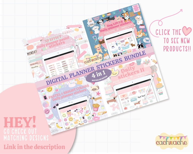 Digital planner bundle - Link in description