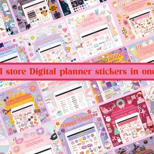 2026 Digital Planner Stickers Bundle | +3000 Whole Shop Digital ...