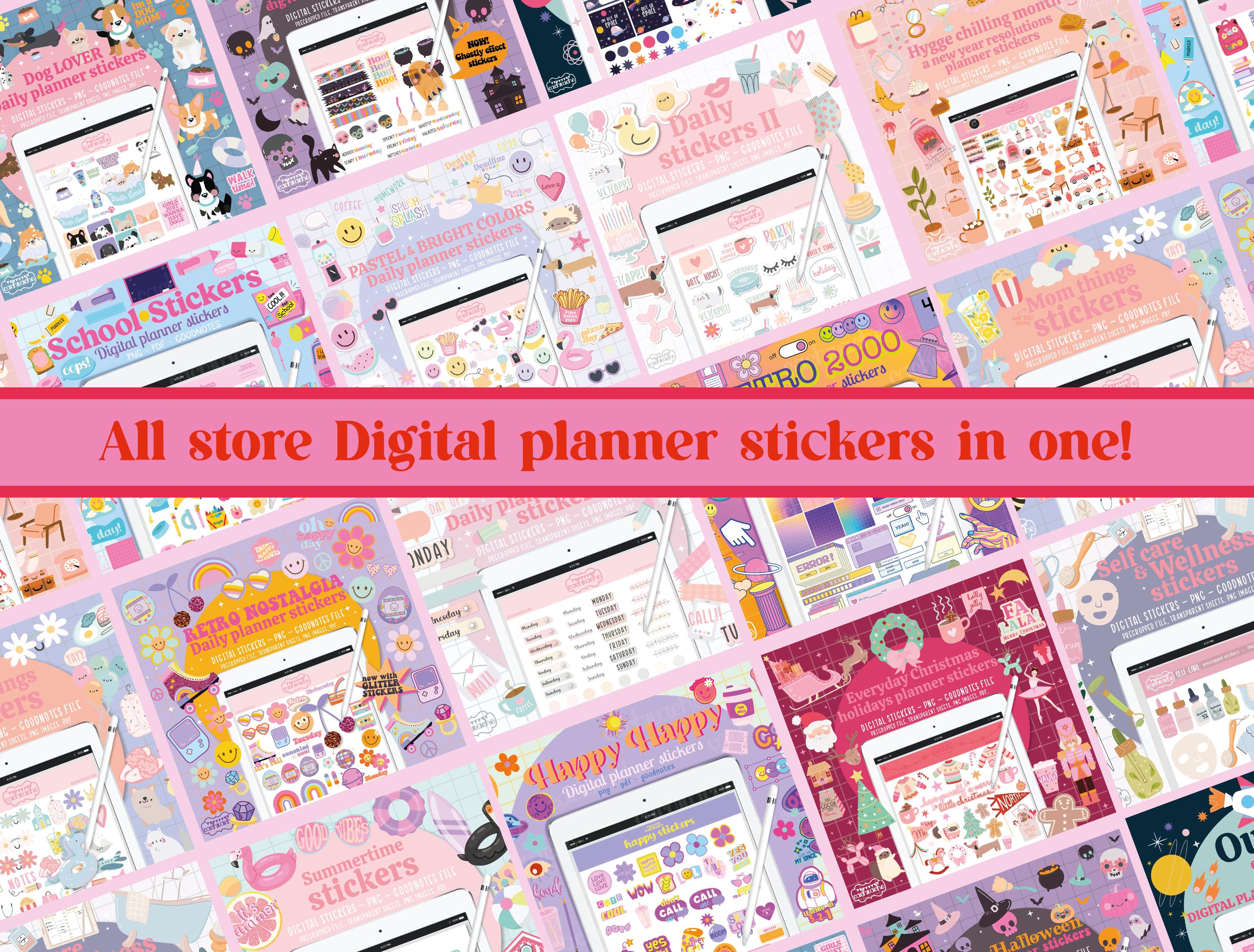 2026 Digital Planner Stickers Bundle | +3000 Whole Shop Digital ...