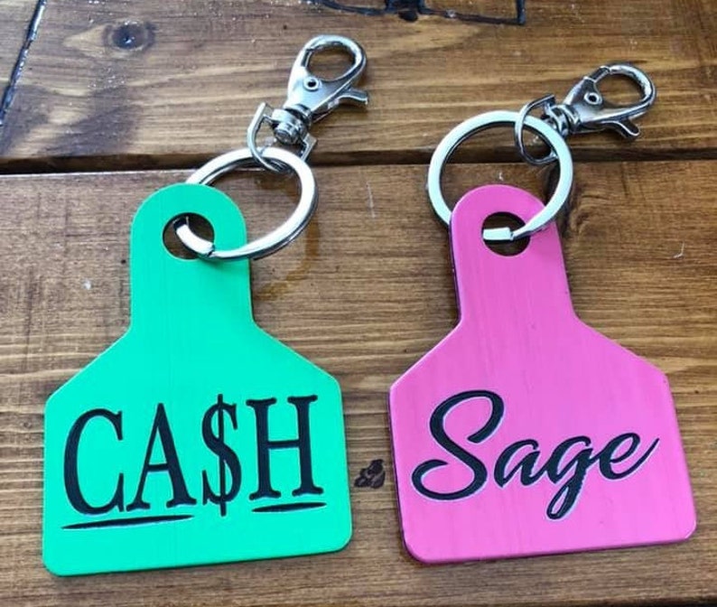 Custom livestock ear tags Etsy