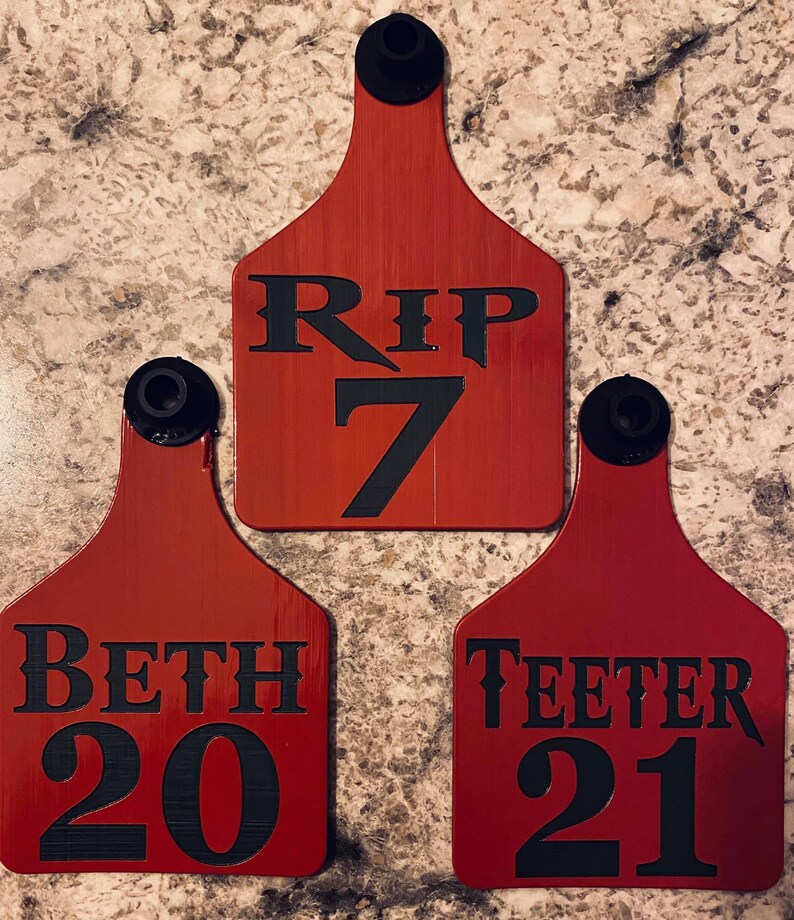 Custom Cattle Ear Tags High QualityPersonally Etsy