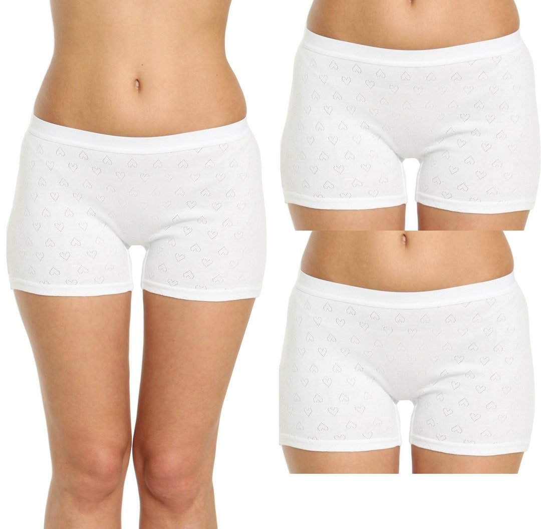 EVARI Women's 100 Cotton Boyshort Panties Comfortable Etsy