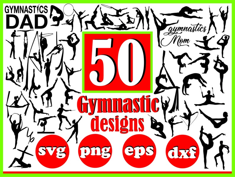 Download Gymnastics svg Gymnastics digital Gymnastics download | Etsy