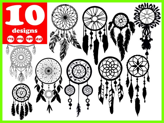 Download Free Dreamcatcher Svg File Mandala Digital Dreaming Download Etsy SVG Cut Files
