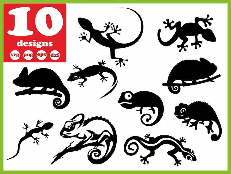 Download Chameleon svg file Lizard vector decal for cricut clipart ...