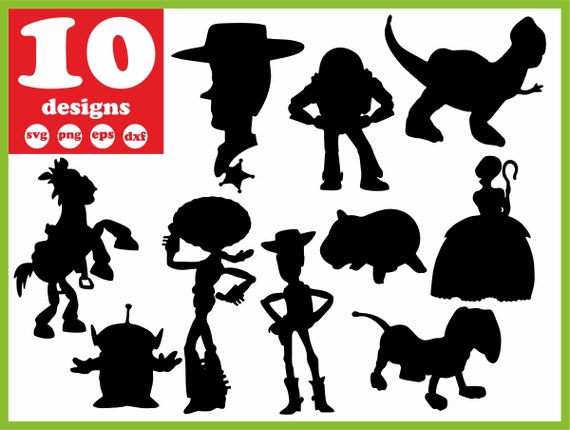 Download Toy Story Svg File Woody Birthday Digital Buzz Lightyear Download Silhouette Vector Decal For Cricut Clipart Bundle Vinyl Stickers Eps Dxf