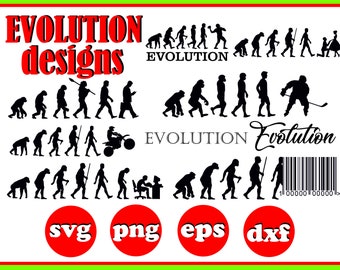 Evolution Swimming Funny Fathers Day Svg Png Dxf Cutting File