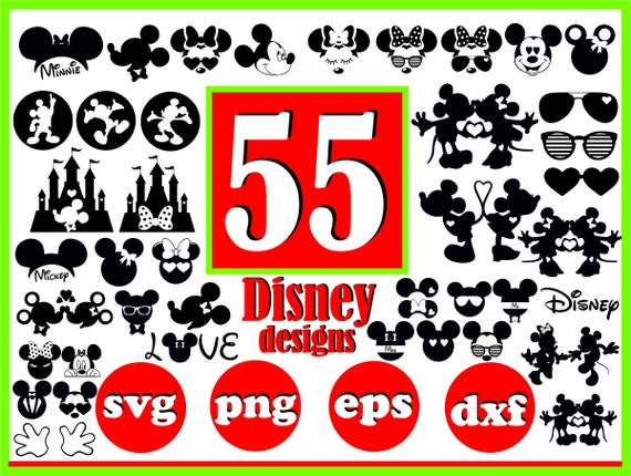 Disney Svg File For Cricut Disney Svg Bundle Disney Pins Svg Etsy