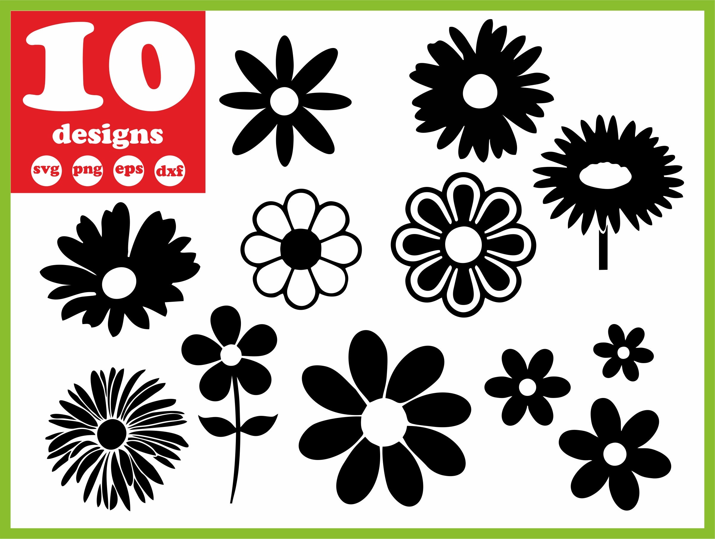 Daisy Flower Svg Daisy Svg Flower Svg Sunflower Svg D vrogue.co