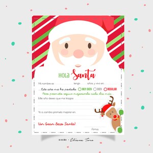 Carta de Natal para o Papai Noel - Carta de Feliz Natal