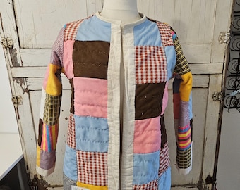 Vintage Steppmantel (Größe Small)